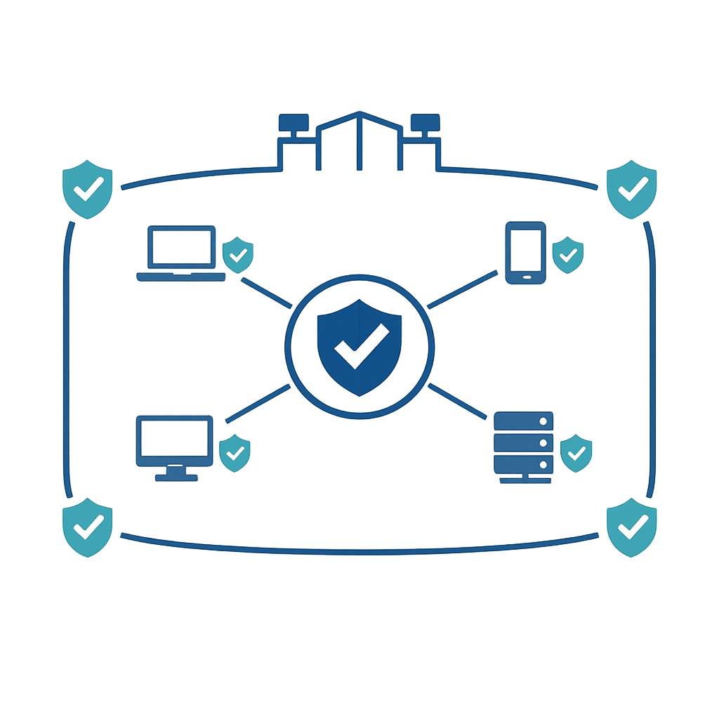 Secure Perimeter Diagram With Automated Enforcement