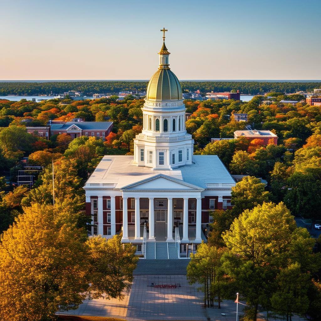 Maryland state house zoomed out-1