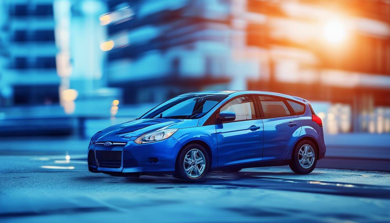 mobile car insurance solutions with a blue hue