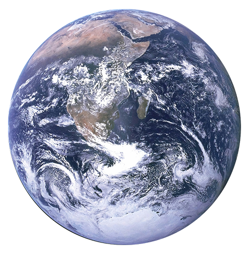Photo of the earth from space